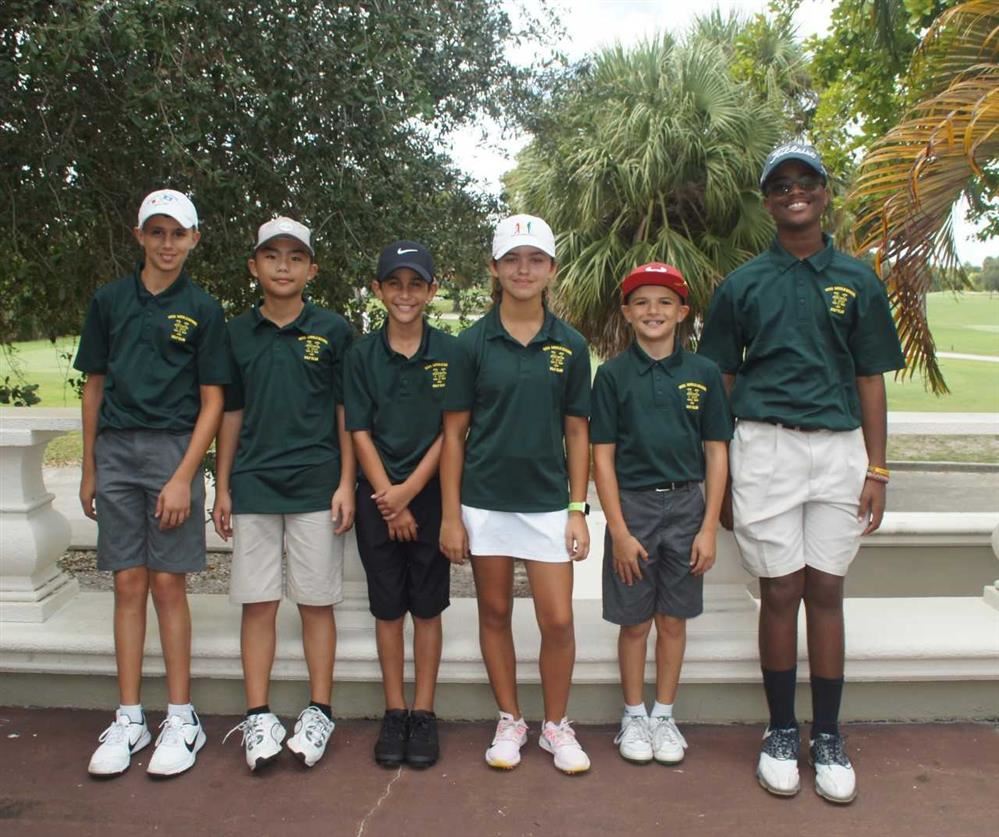 2018-2019 Nova Middle Golf Team