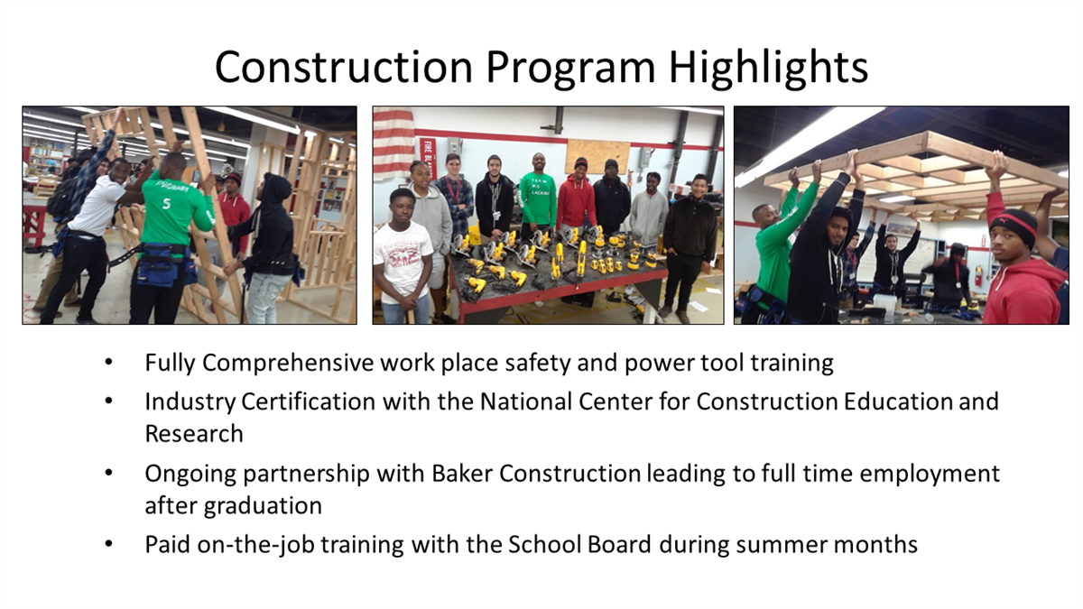Construction Program Highlights 