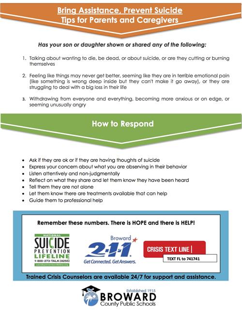 Suicide Prevention Tips 