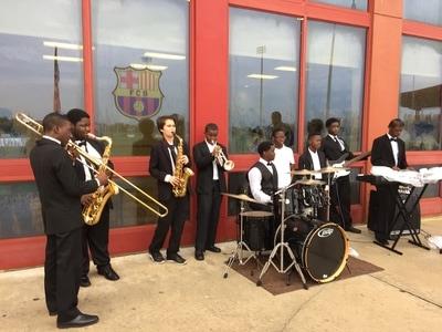 Image of Parkway Band performing