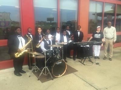 Image of Parkway Band performing