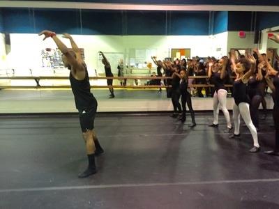 Image of Parkway MS Dancers practicing