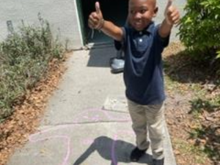 Kindergarten Sidewalk Chalk