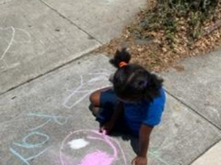 Kindergarten Sidewalk Chalk