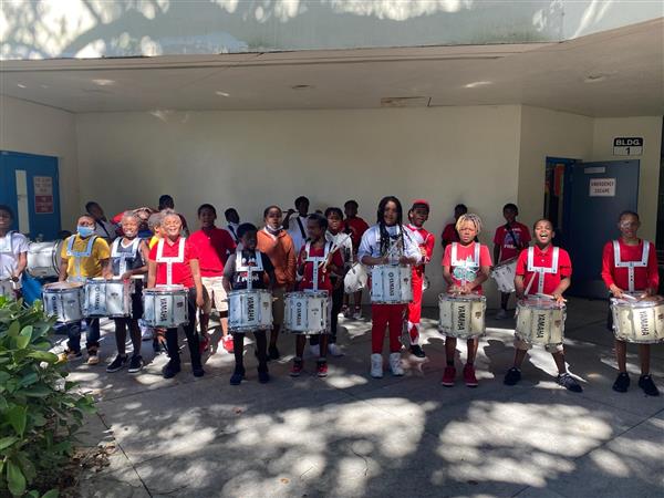 Red Ribbon Parade - Band Students